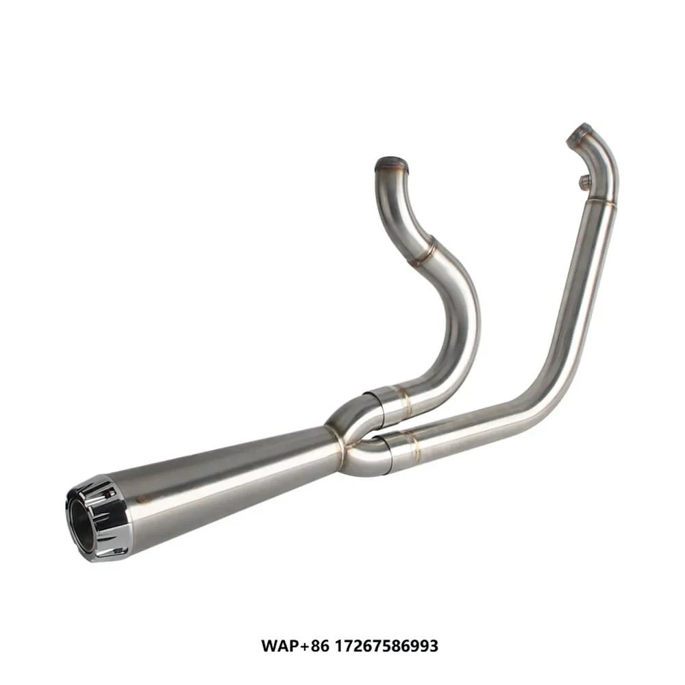 

2-Into-1 Motorcycle Exhaust System Muffler for 2006-2017 FXD Street Bob FXDB Low Rider FXDL Fat Bob Full Exhaust Kit
