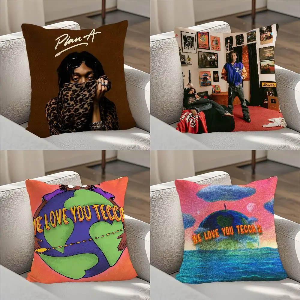 

Lil T-Tecca Plan A Pillow Case Luxury Double-sided For Car Pillows 45x45 Cushions Cover Home and Decoration Sofa Pillow case