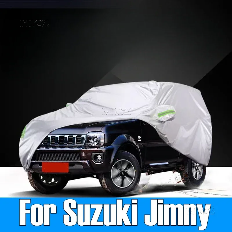 

For Suzuki Jimny Waterproof Car Covers Outdoor Sun Protection Exterior Parts Accessories