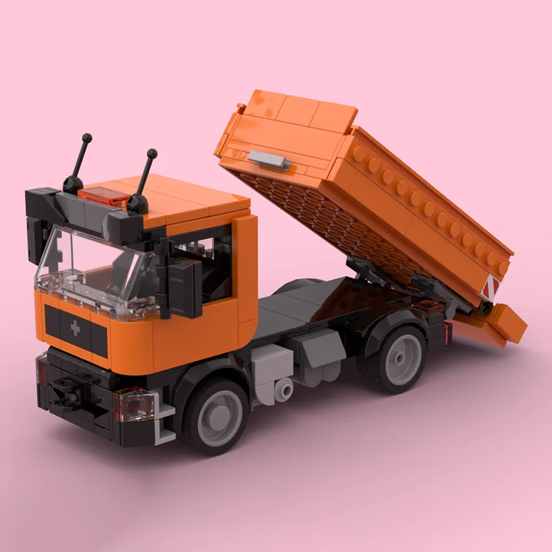 Moc Building Snow Plow Lorry Model Technology Truck Gift Construstion Engineering Vehicle Model DIY Assembly Holiday Sets Toys