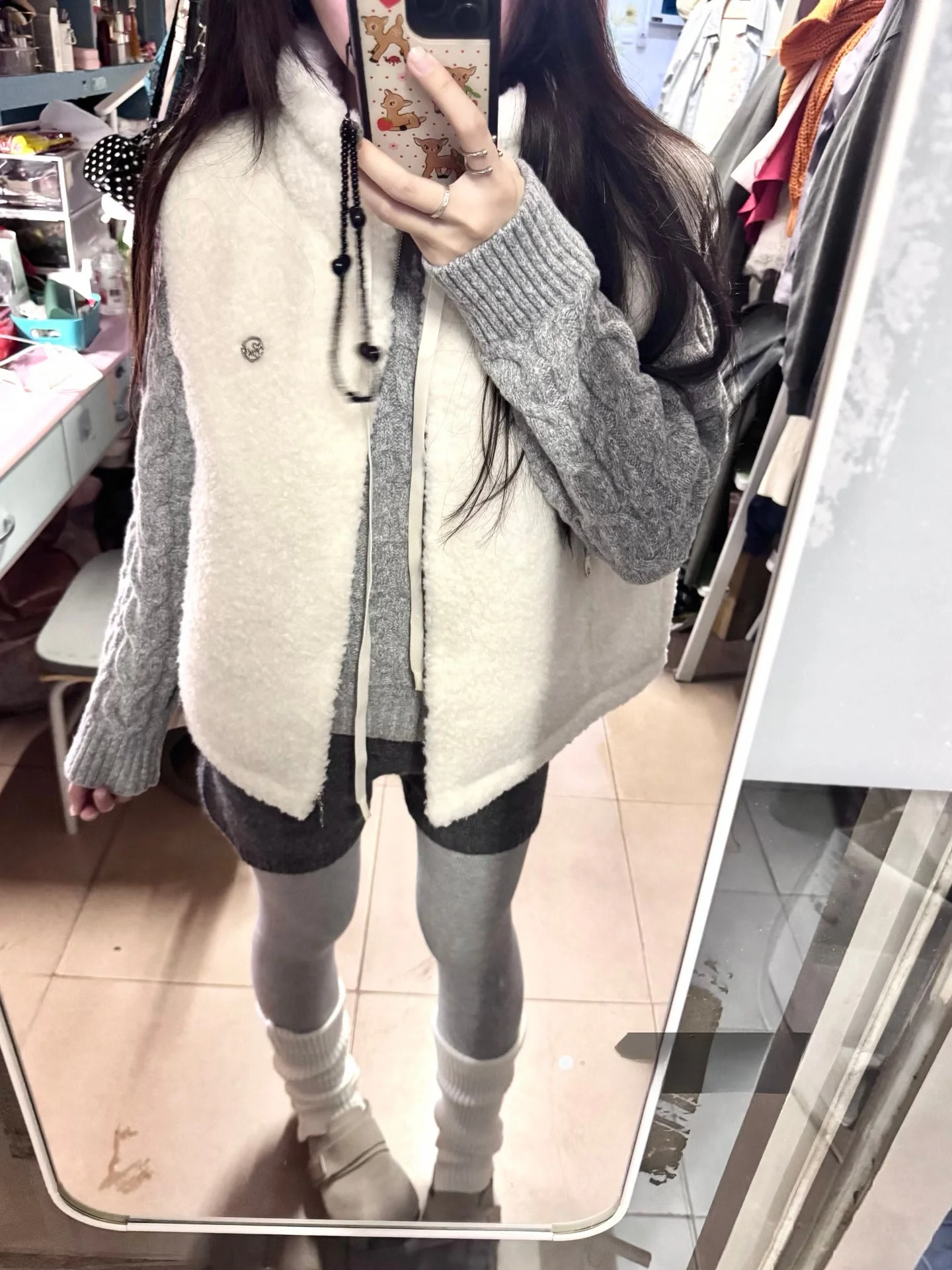 

Теплый женский жилет из овечьего вельвета в корейском стиле, весенний, с воротником-стойкой, на молнии, повседневный, с дизайнерским акцентом