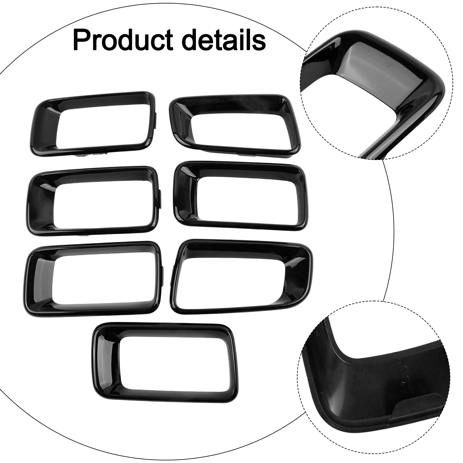 Automotive Replacement Front Bumper Insert Direct Installation Accessory High Universality Fitment For Front Bumper