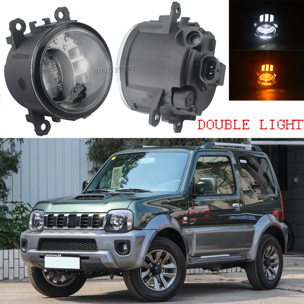 

Front Bumper Fog Lamp Daytime Running Light H11 12V For Suzuki Jimny FJ Closed Off-Road Vehicle 1998-2014 LED Fog Light Assembly