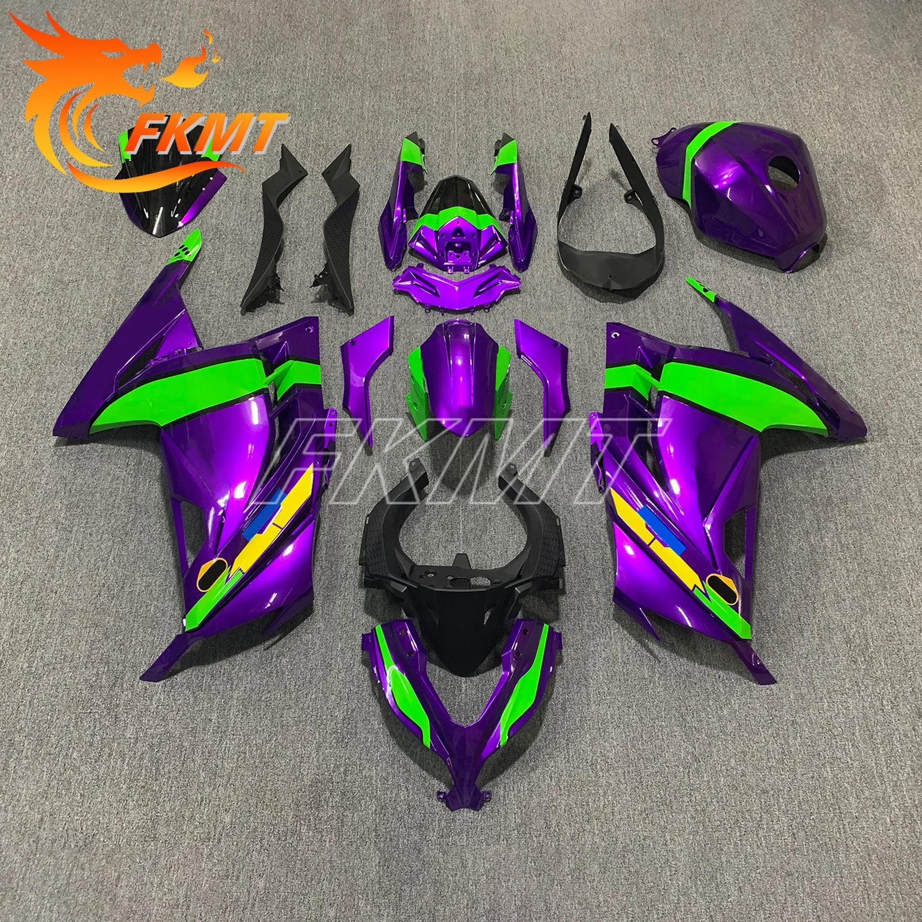 

New ABS Motorcycle Fairing kits Fit For KAWASAKI Ninja250R Ninja300 2013-2017 13 14 15 16 17 fairings kit