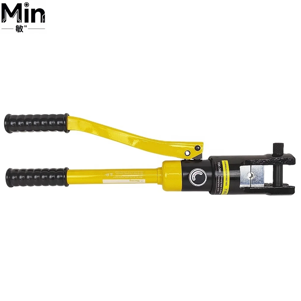 YQK-300 12 Ton Hydraulic Wire Crimper Cable Lug Terminal Crimping Tool with 11 Dies for Electrical Wiring Projects