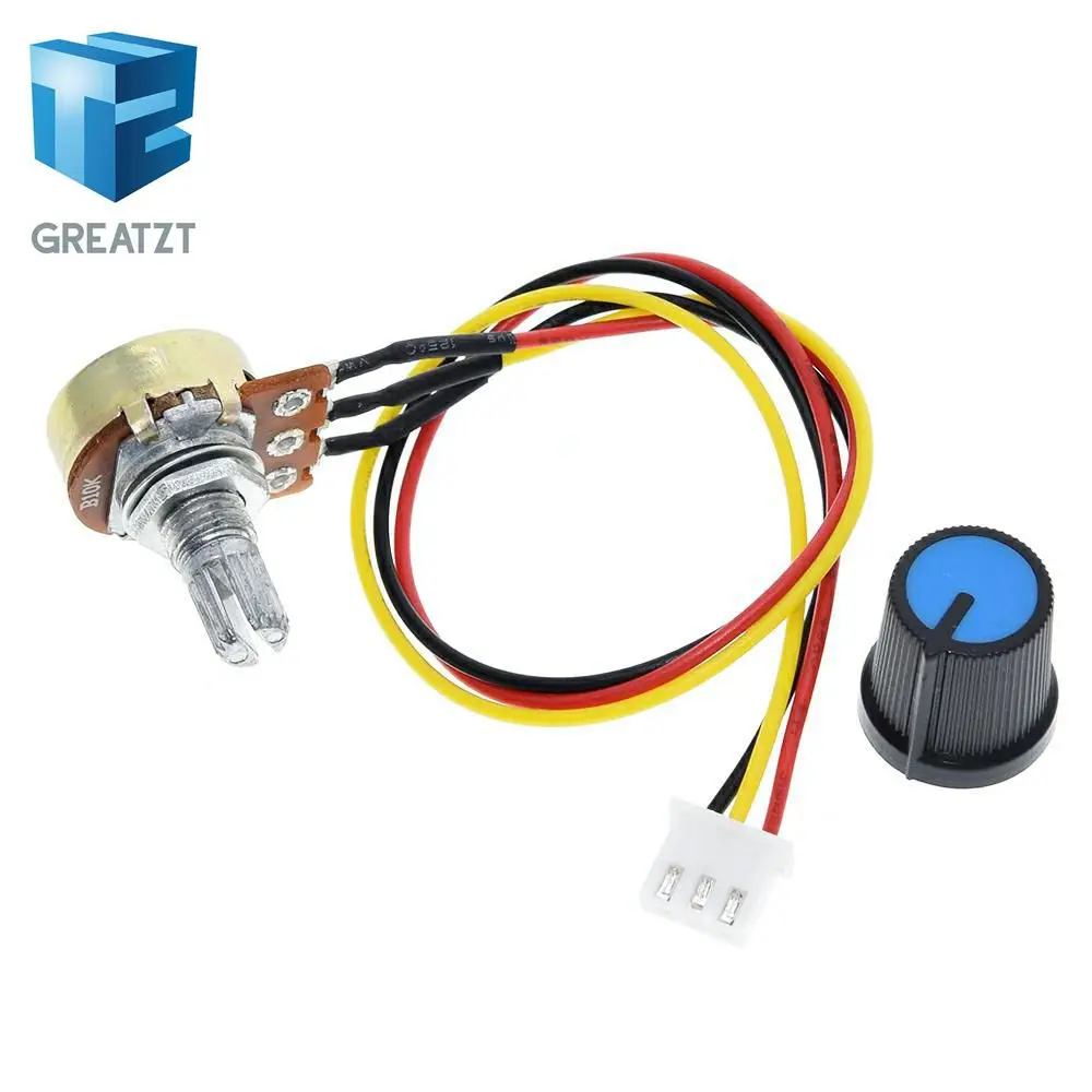 

GREATZT WH148 potentiometer B10K speed control knob control switch XH2.54 3P linear control handle