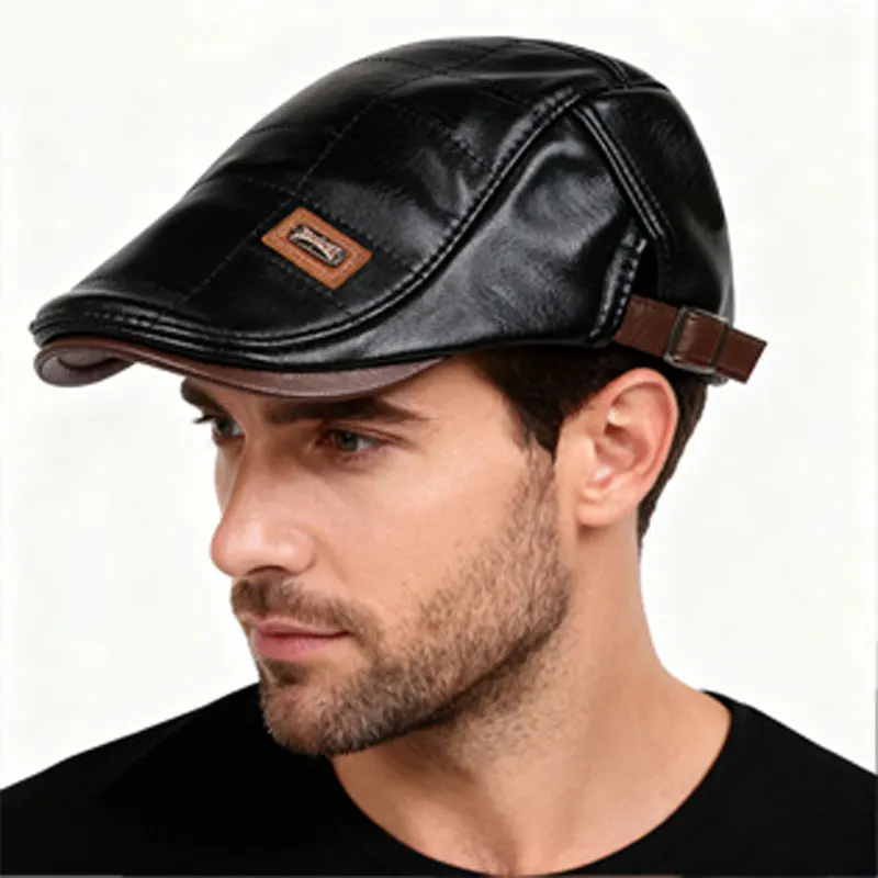 Personalized Leather Beret, Retro Craft, Create British Retro Fashion Look