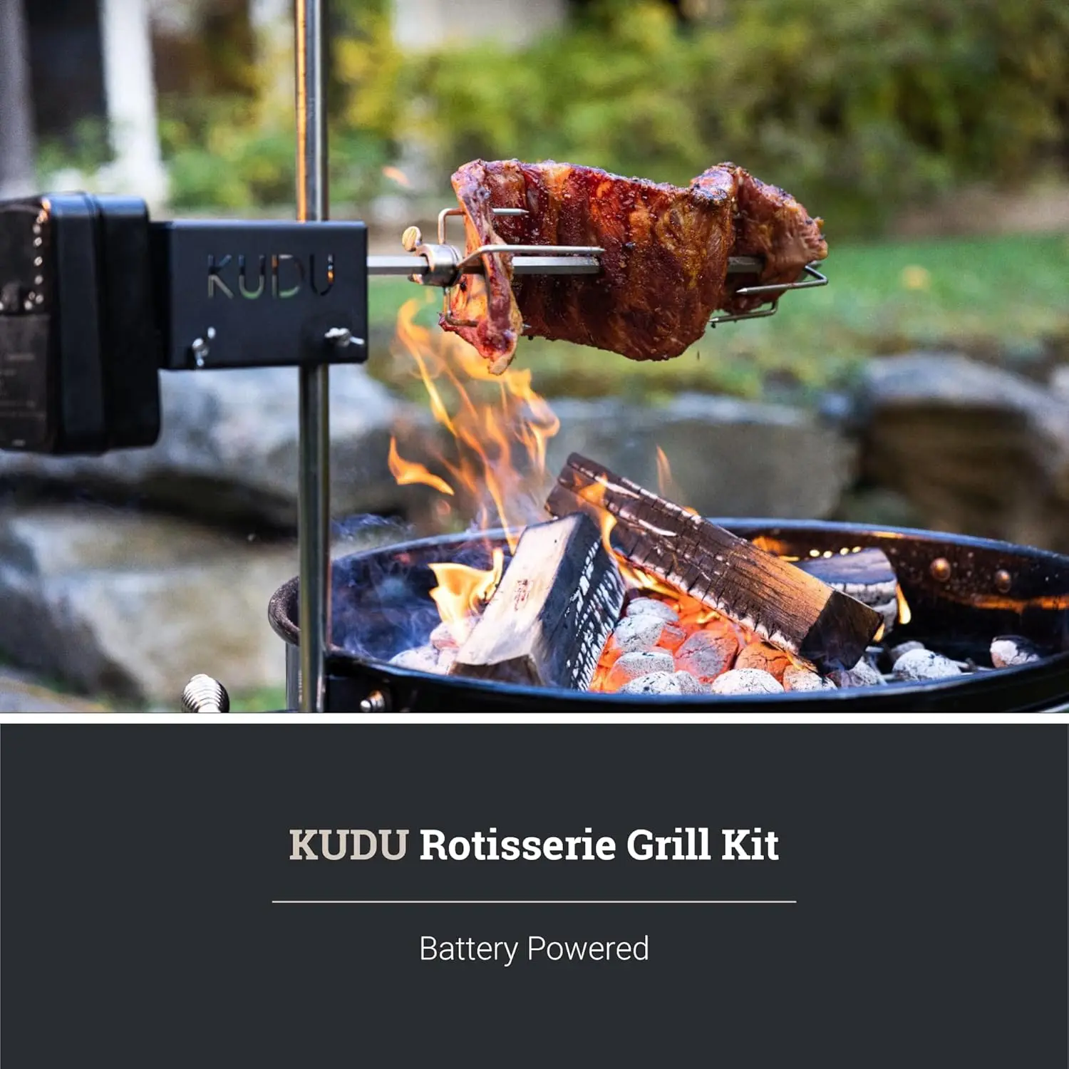 Eixo quadrado alimentado por bateria de aço para grelha a carvão Eixo de acionamento quadrado de 5/16 polegadas