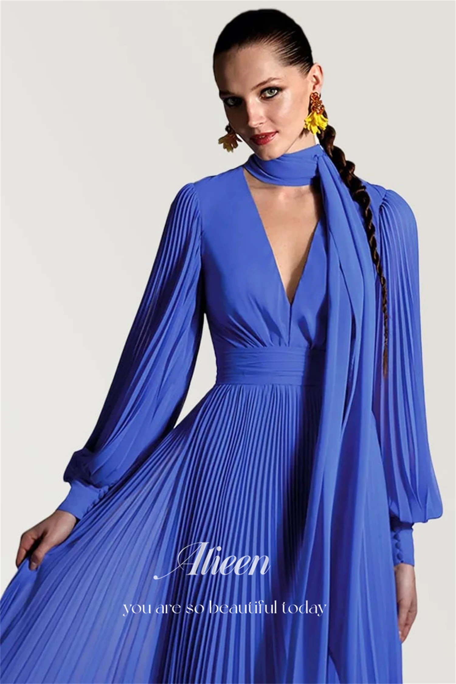 Aileen Vestidos De Fiesta Damskie sukienki wieczorowe na specjalne okazje Dostosowana sukienka ślubna فساتين سهرة Prom