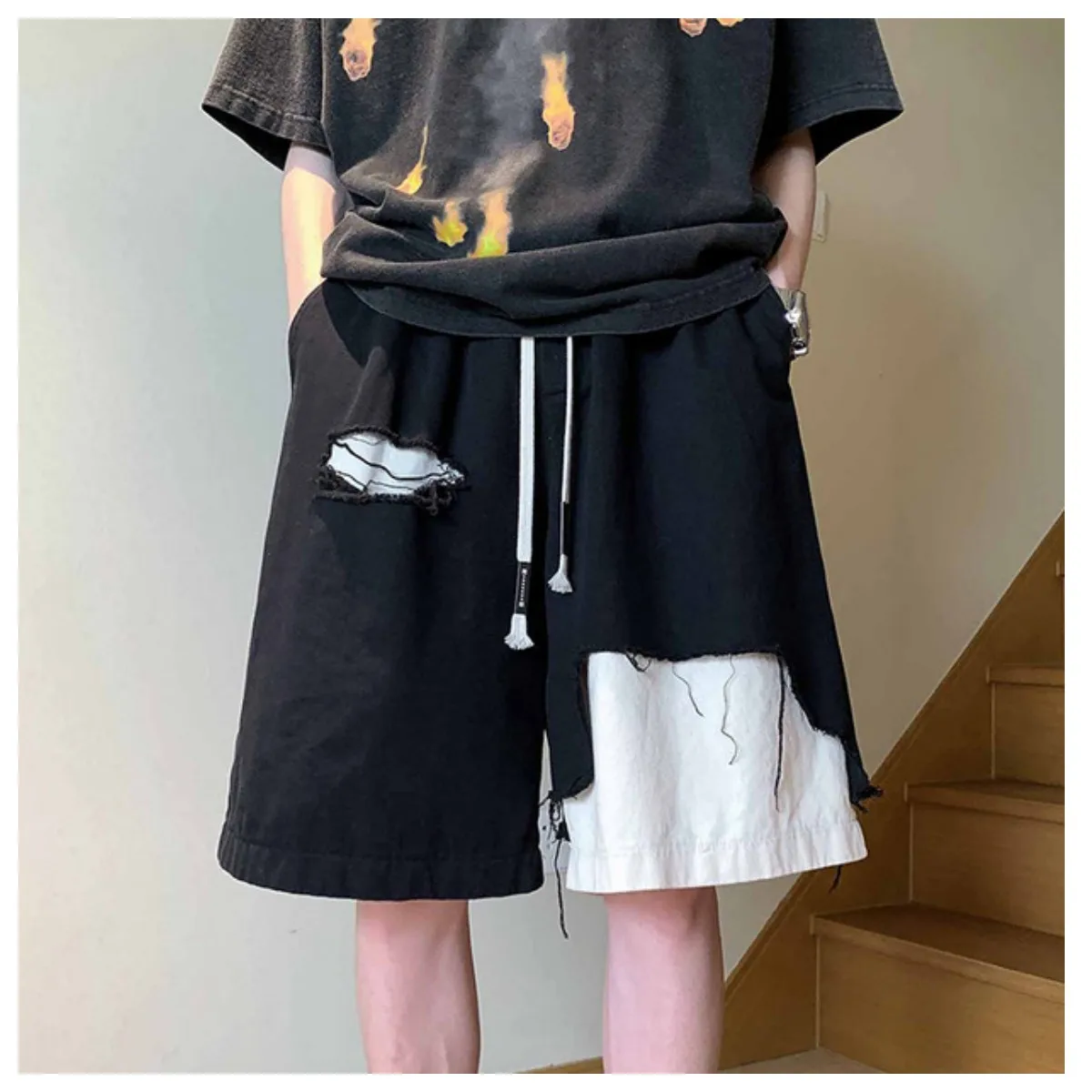Men's Casual Shorts Wide Trendyol Harajuku Pants Designer Y2k Summer Women's Fashion Cotton Baggy Basketball Hip Hop Clothing
