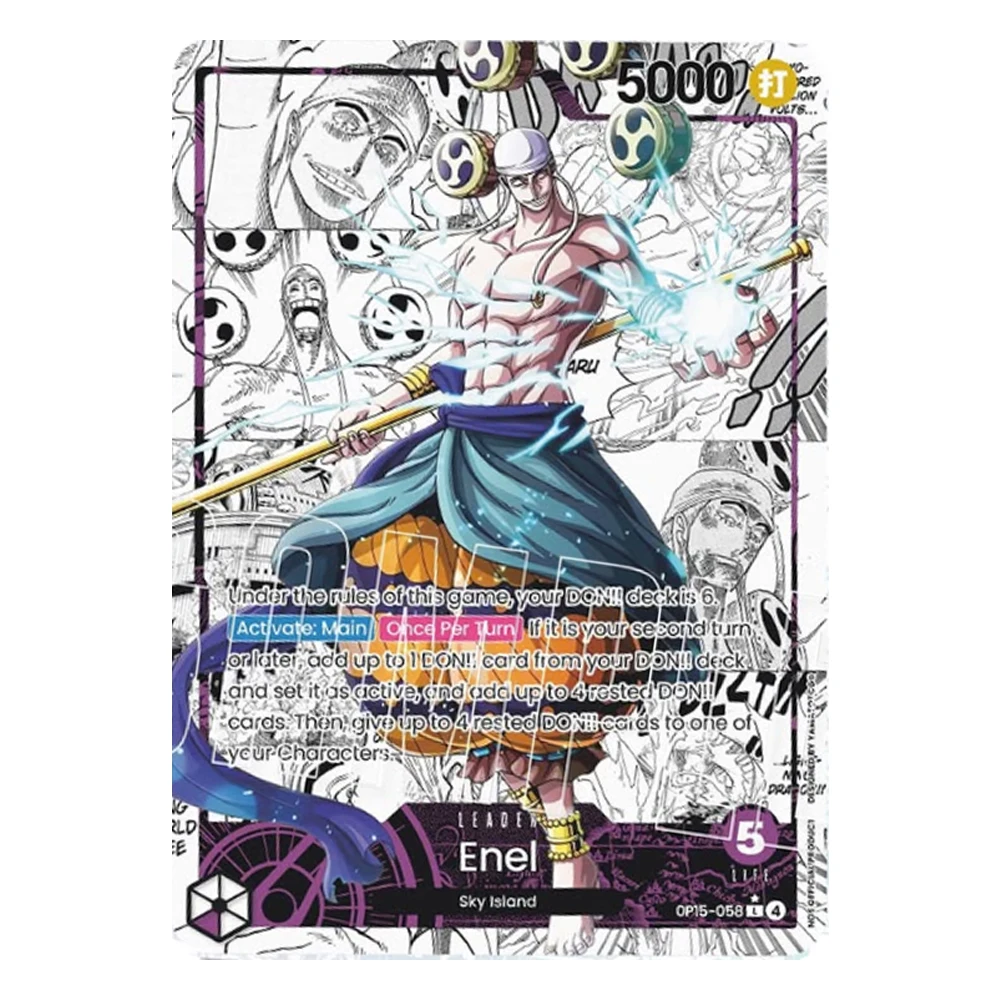One Piece TCG Karten Anime-Spiel Imu Enel Teach Nami Yamato etc. DIY Benutzerdefinierte Hobby-Sammelkarten Brettspiel Leader-Karten Holografisch – Detail 3
