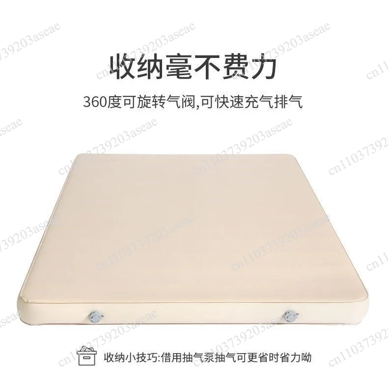 10Cm double automatic inflatable mattress cheese mattress camping mat camping moisture-proof sleeping mat outdoor inflatable bed