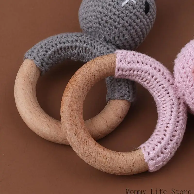 Accesorios chupete bebé forma dophin madera teher dophin