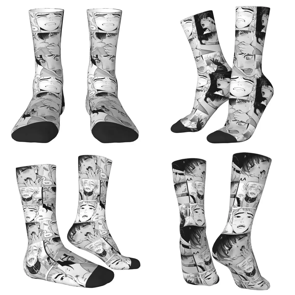 Calcetines The Good Yaoi para niños, medias absorbentes del sudor Harajuku, calcetines largos para todas las estaciones, accesorios para regalo de cumpleaños para hombre y mujer