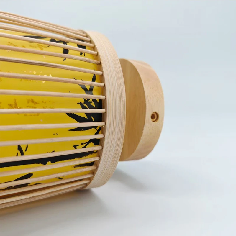 النمط الصيني الياباني المنسوجة الروطان ضوء السقف فلوش جبل الرجعية عاكس الضوء الخشبي للمنزل مطعم غرفة الشاي