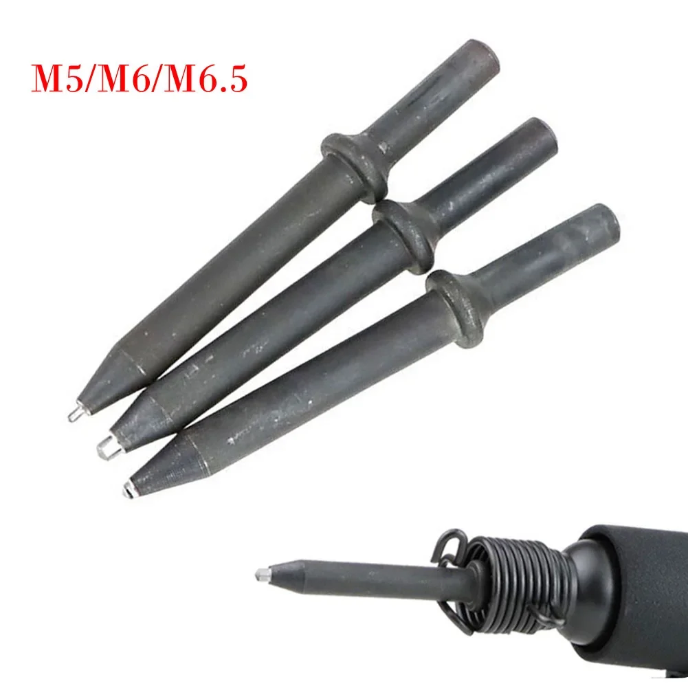 1 PC PNEUMATIC Rivet HEAD Air HAMMER ตะปูเครื่อง Solid Semi-Hollow M5 M6 M6.5 Air Chisel หัวชุดเครื่องมือ