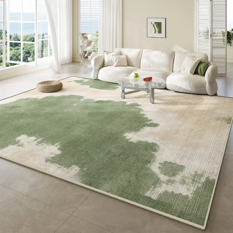 Large Living Room Carpet Bedroom Bedside Floor Mat Creative Green Carpets Luxury Home Decoration Rug for Indoor Cloakroom Study