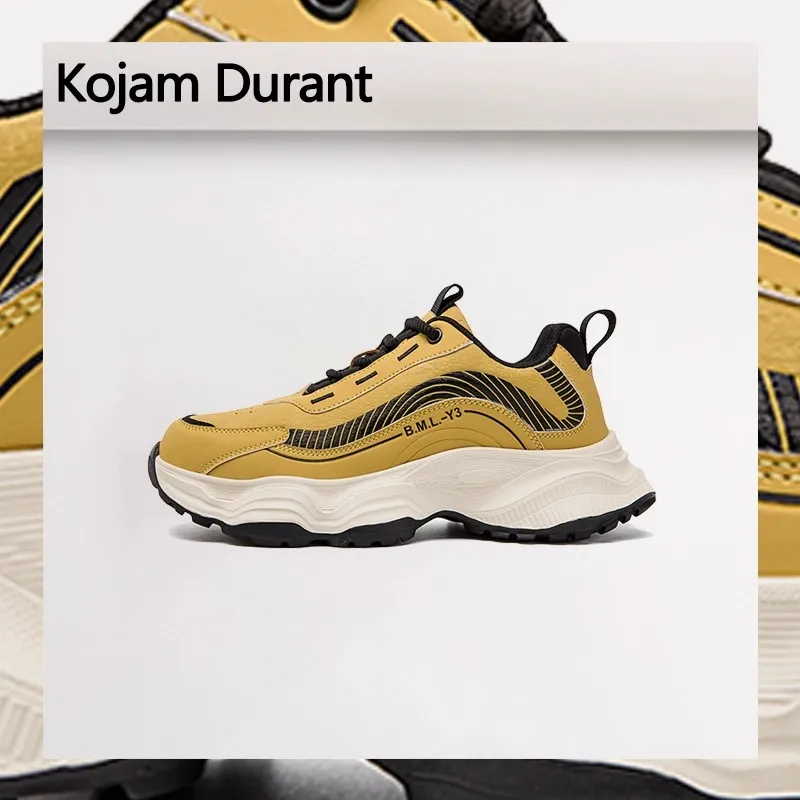 Unisex Trail Running Shoes Comfortable Chunky-Soled Sports Casual Footwear Fitness Outdoor Shoes Casual Walking Footwear