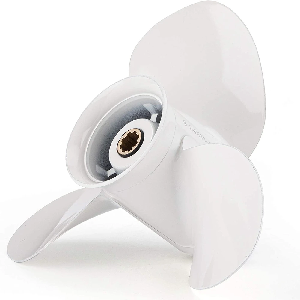

Outboard Propeller For 9.9Hp 15Hp 9 1/4X 9 Boat Motor Screw Ship Marine Engine Parts 3 Blade 8 Spline-A97E