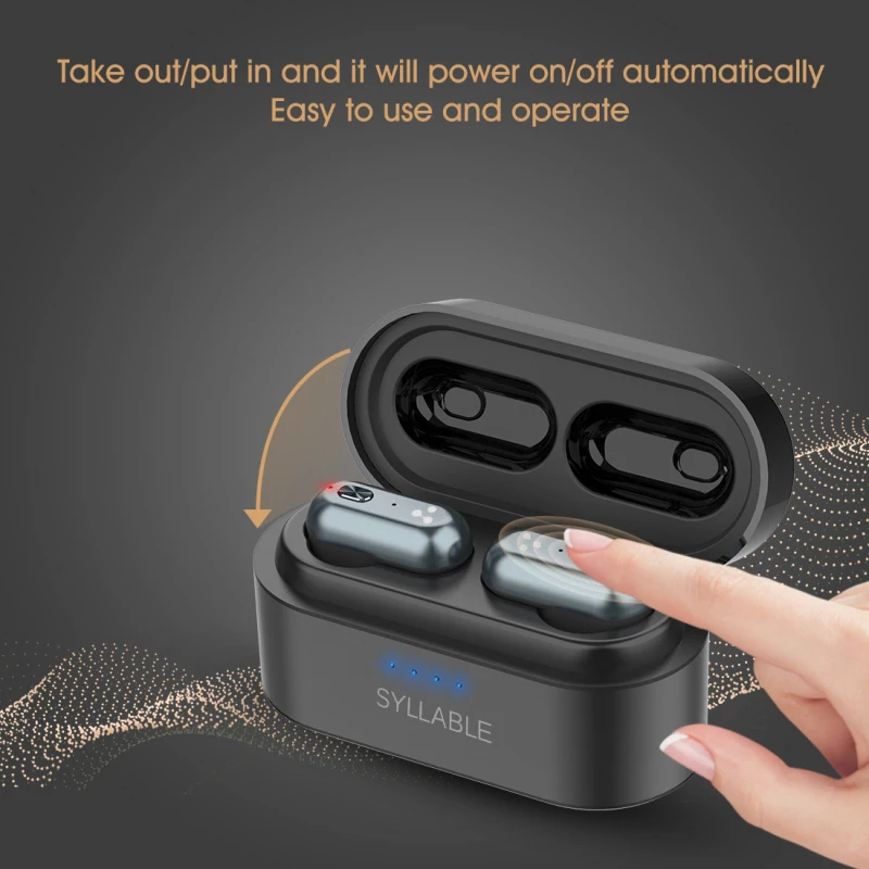 2022 Âm S101 TWS Của QCC3020 Chip Âm Bass Mạnh Mẽ Tai Nghe S101 Thể Thao Tai Nghe 10 Giờ Đúng Không Dây Stereo Earbuds 500mah