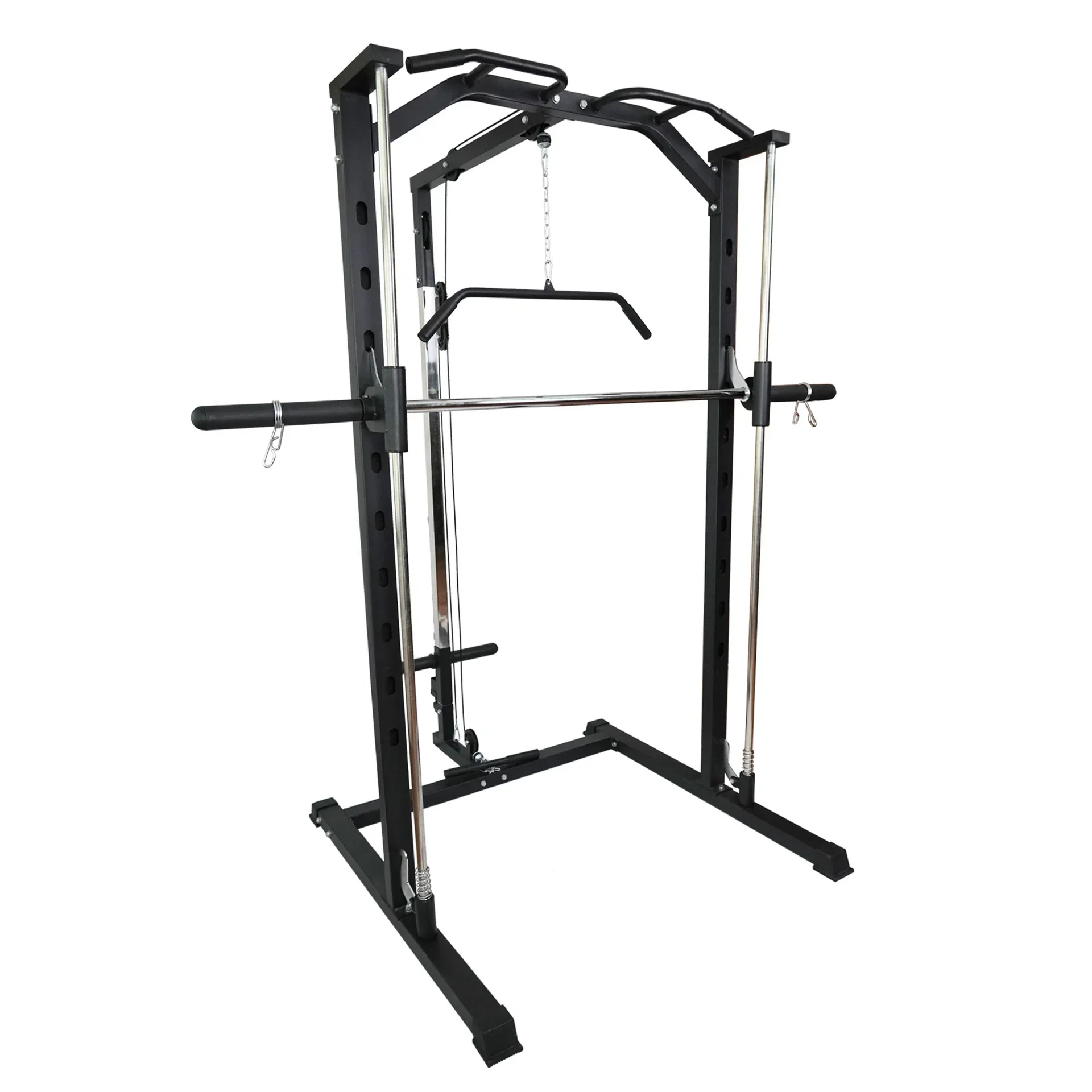 

Free Squat Rack Machine Safety Track Frame Weightlifting Bed Bench Press Bench Barbell Set Fitness Equipment