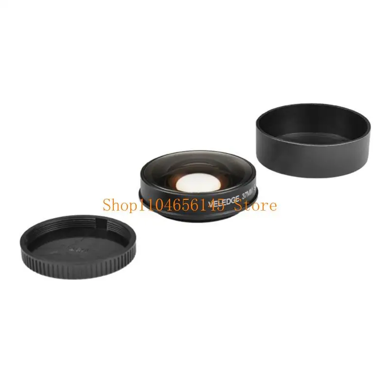 652F Wide Fisheye Lens 37mm Mount For Cinematic Perspective Tight Space Outdoor Indoor Filming Low Profile Accessories