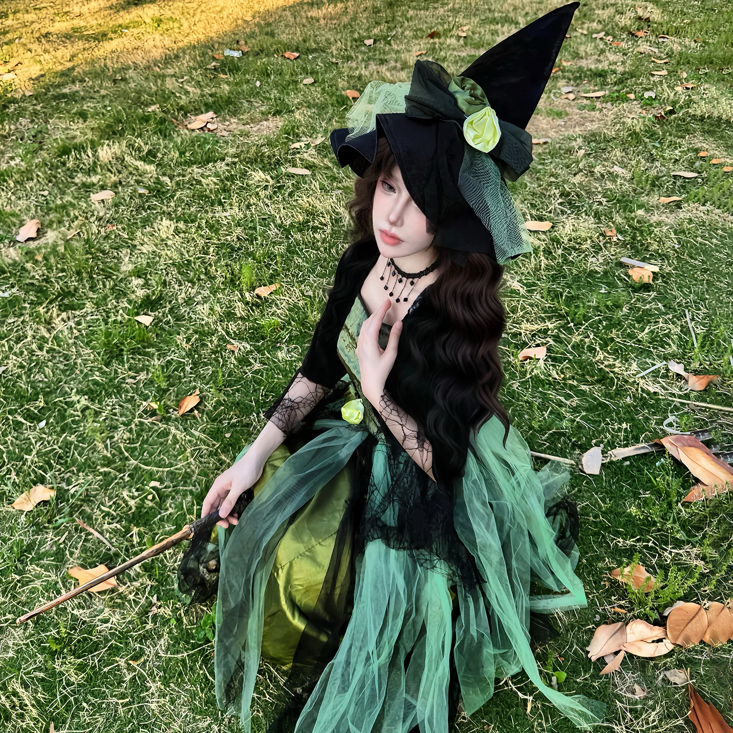 Halloween costume, magic witch costume, carnival watch, witch dress, stage performance costume, Wizard of Oz cosplay - view 4