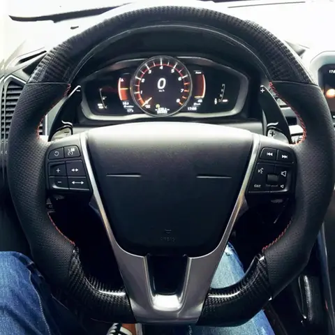 자동차 인테리어 알루미늄 스티어링 휠 DSG 시프트 패들 시프터 익스텐션, 볼보 S60 L XC60 V40 V60 XC60 S80 에 적합