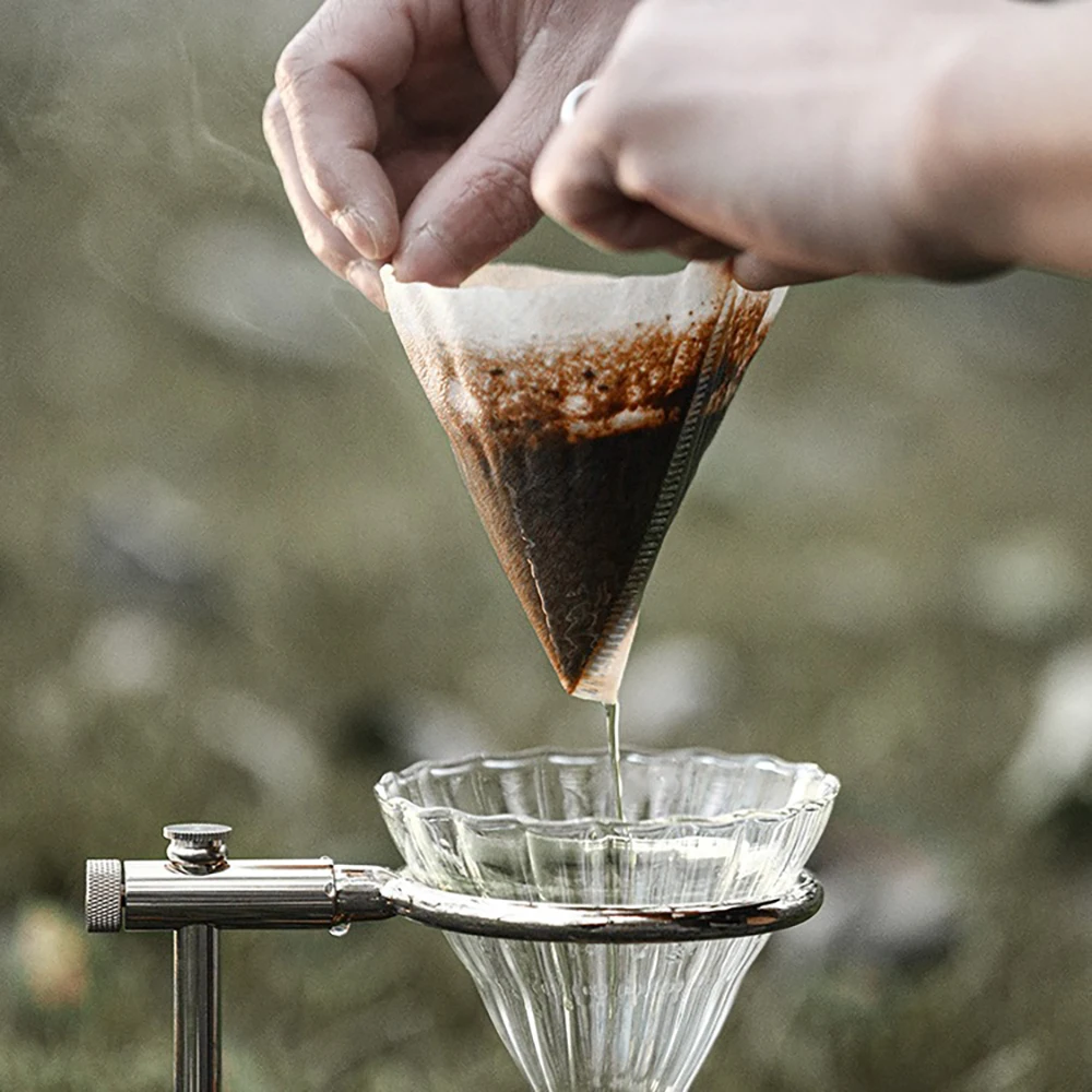 40/100 قطعة فلتر قهوة على شكل - مراجعة Coffee Equipment V60 وسعره