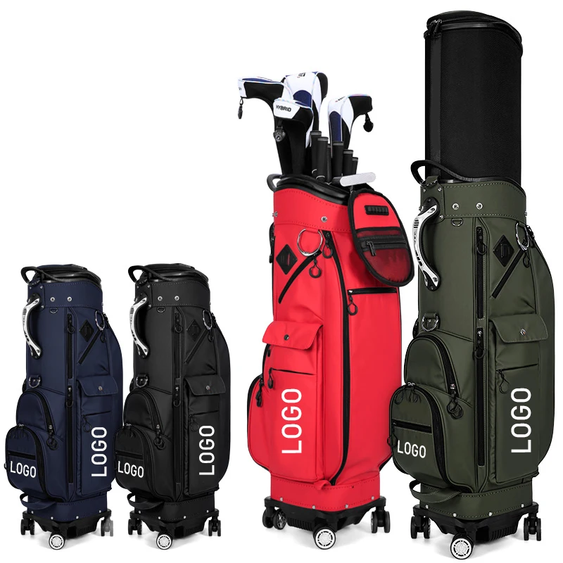OEM ODM   retractable golf bag with golfer hard suitcase