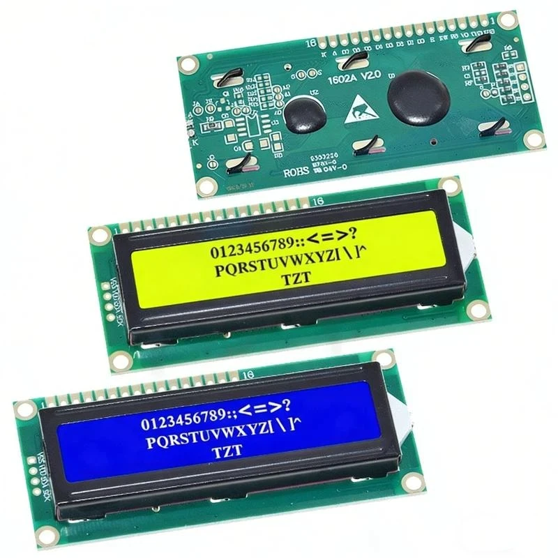 NEW SALE 1Pcs LCD 1602 Blue Green Screen 16x2 Character LCD Display Module DIY Accessories LCD1602 Module