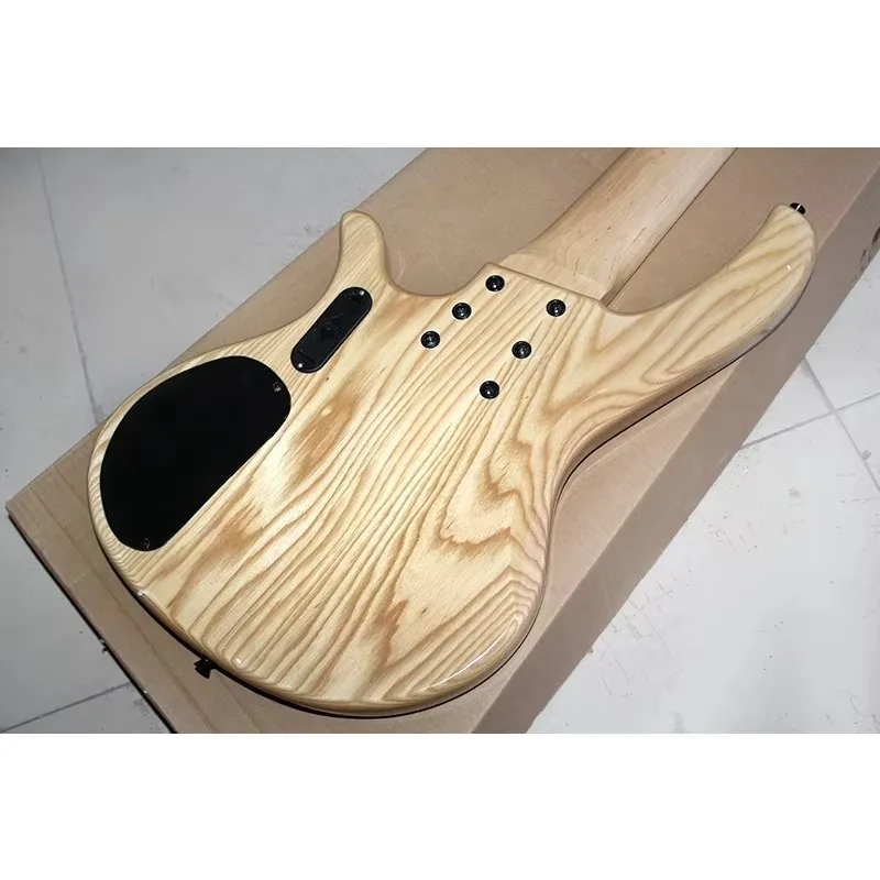 Flyoung Natural Wood Color 5-strunowa gitara basowa elektryczna Profesjonalna gitara basowa Bajo Electrico