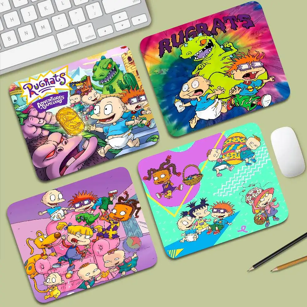 Peripheral Rubber Mouse Pad Animation Two-dimensional Office Desktop Mat E-sports Game Keyboard Pad Hot Cartoon R-Rugrats Cute