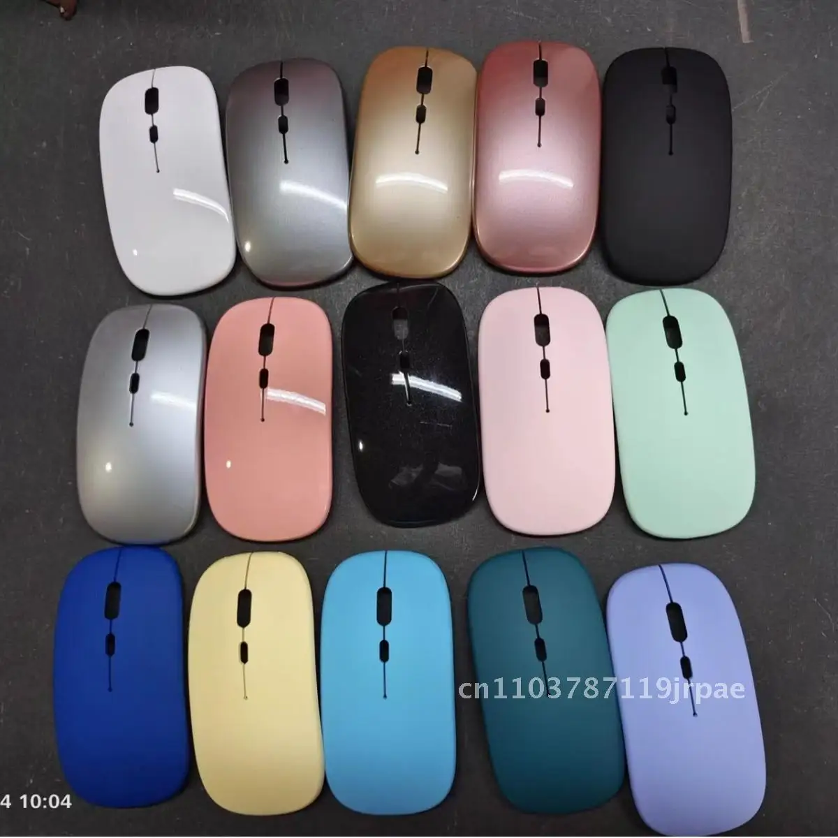 

Bluetooth Mute Wireless Mouse Gaming Computer Laptop Compatible Rechargeable 1600dpi Optoelectronics 2 4G USB Connection