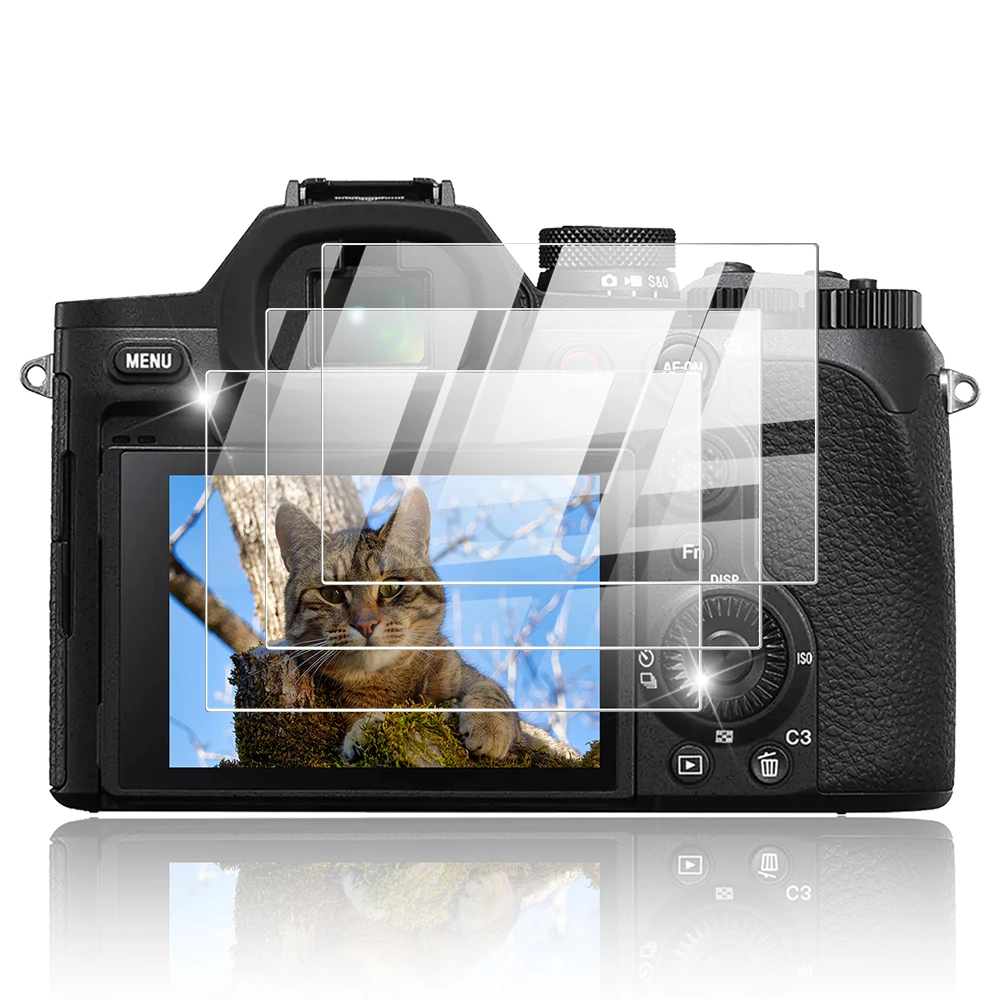 Verre trempé 9H pour Sony RX10 V, protecteur d'écran, film de protection en verre transparent HD durable anti-rayures, accessoires