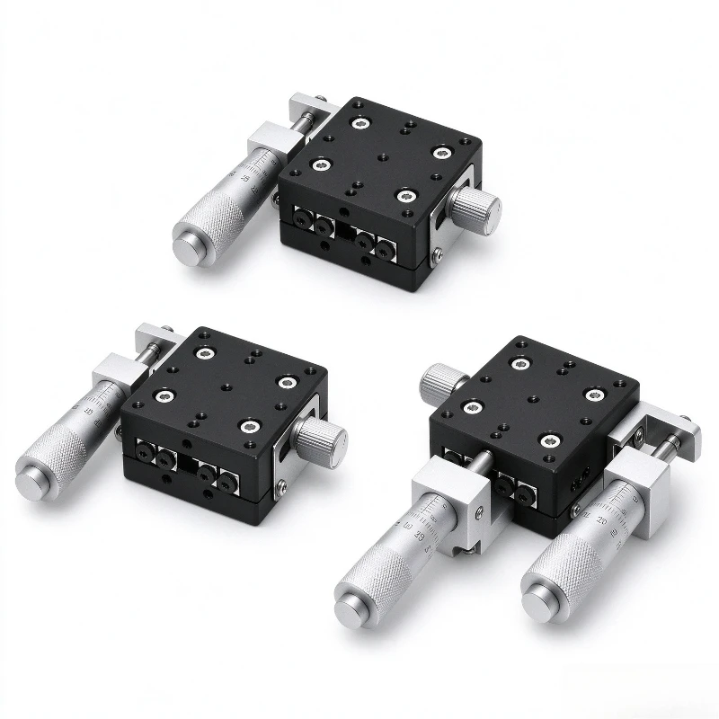 XCRS40 60 80 X Axis Manual Slide Stage E-EIC01 Precision Cross Roller Guide Optical Experiment Table