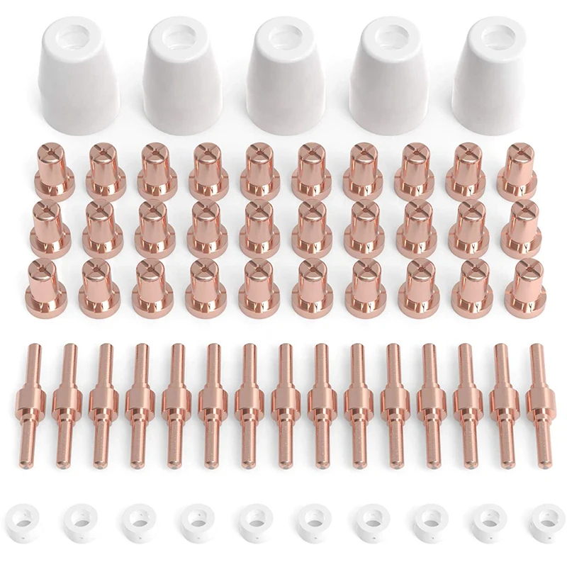 플라즈마 커팅 소모품 60 개, Cut40 50 손전등, PT31 LG40