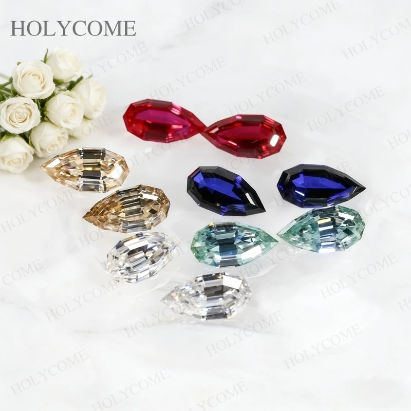 

GRA/AGL Certified Moissanite/Ruby/Sapphire Loose Stone Special Cut 1.5-17CT Colorful VVS1 For Rings Pendant Jewelry Design DIY