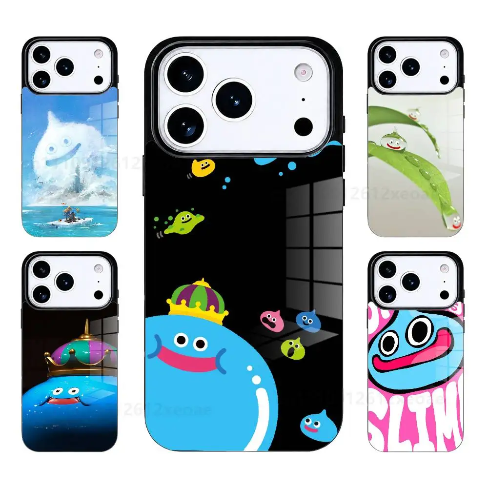 D-Dragon Quest Slime Phone Case For iPhone 17 Air 16 15 14 13 12 11 Pro PROMax Plus Mini Magsafes Wireless Charging Cover