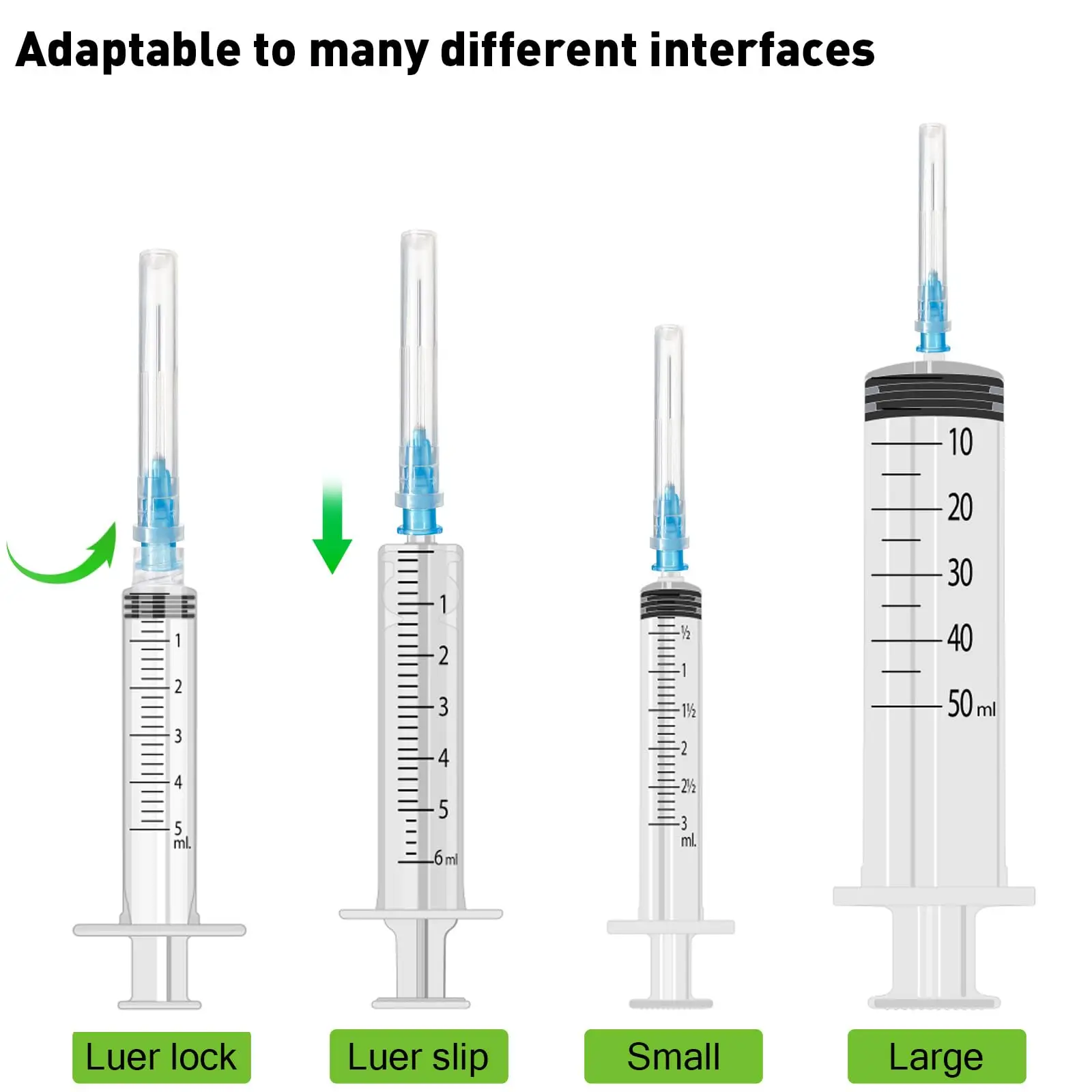 100PCS 1inch 1.5inch Sterile Syringe Needle18G 23G 25G,Glue Dispensing Needle individualy Packed for Liquid Dispensing,Pets