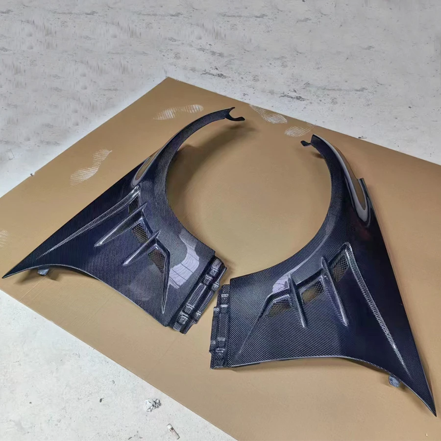 For 350Z Z Fairlady Z33 02-08 Carbon KZB Front Bumper Side Vented Fender 5
