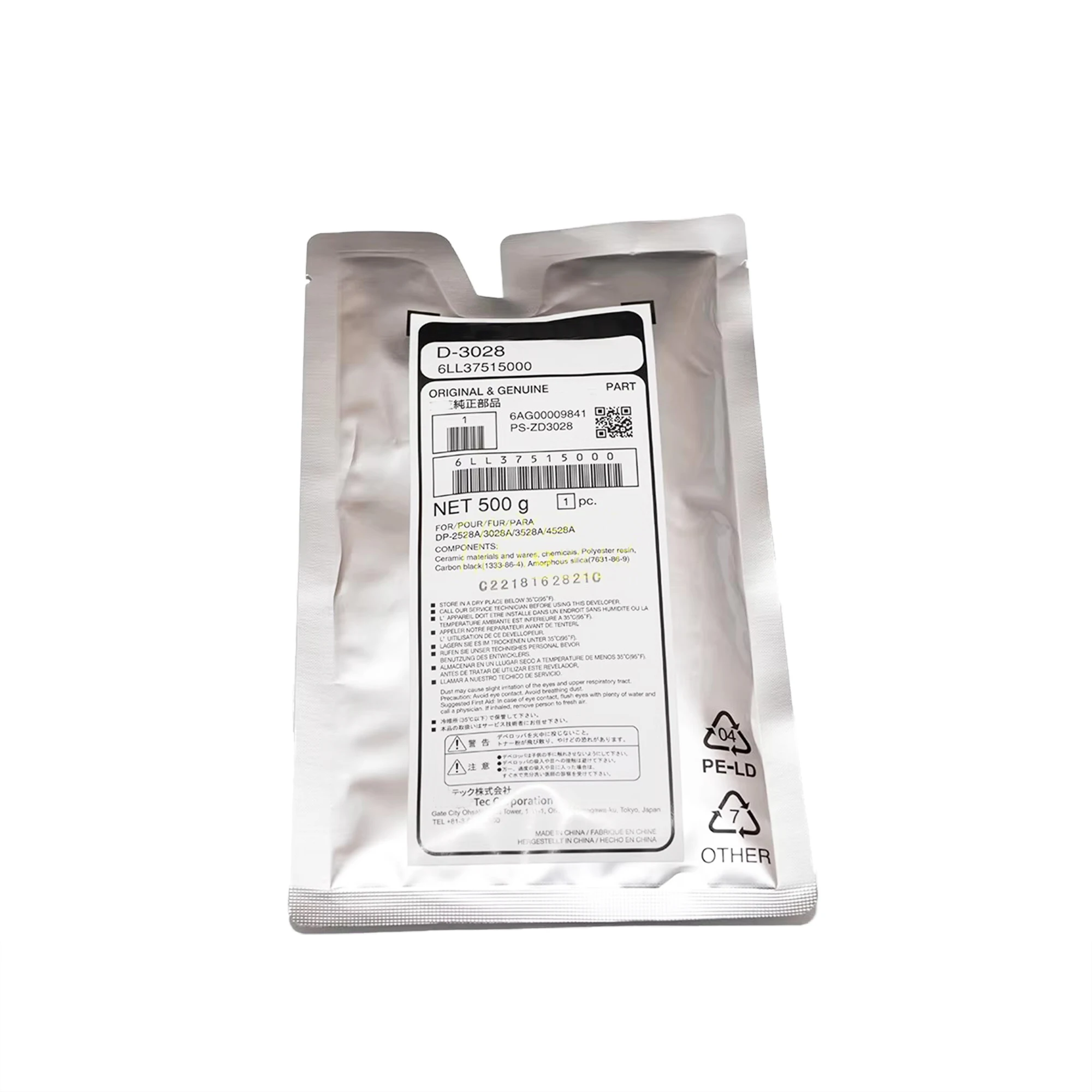 

D-3028 6LL37515000 Developer for Toshiba DP-2528A 3028A 3528A 4528A 2528 3028 3528 4528
