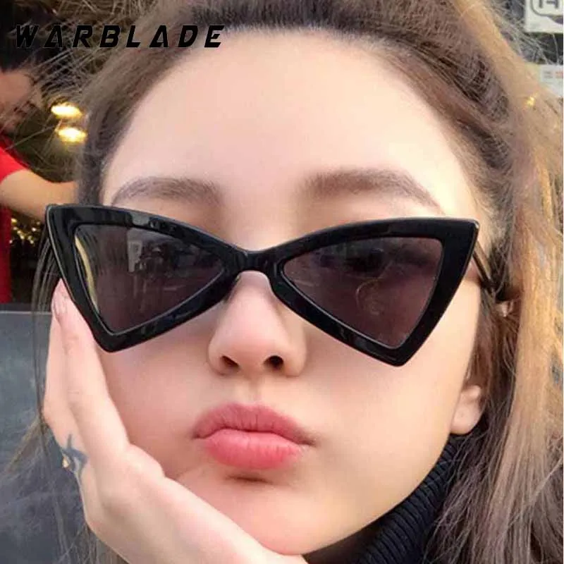 

Fashion Luxury Inverted Triangle Cat Eye Eyeglasses Brand Design Sunglasses Women Outdoor Driving Travel Sunglass Men UV400 Очки