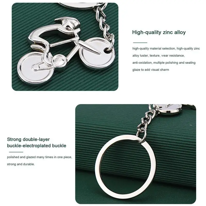 Motorcycle Helmet Keychain Bicycle Metal Keyring Charm Riding Travel Sport Memorial Gift Motorcycle Hand Keychain Sport Souvenir