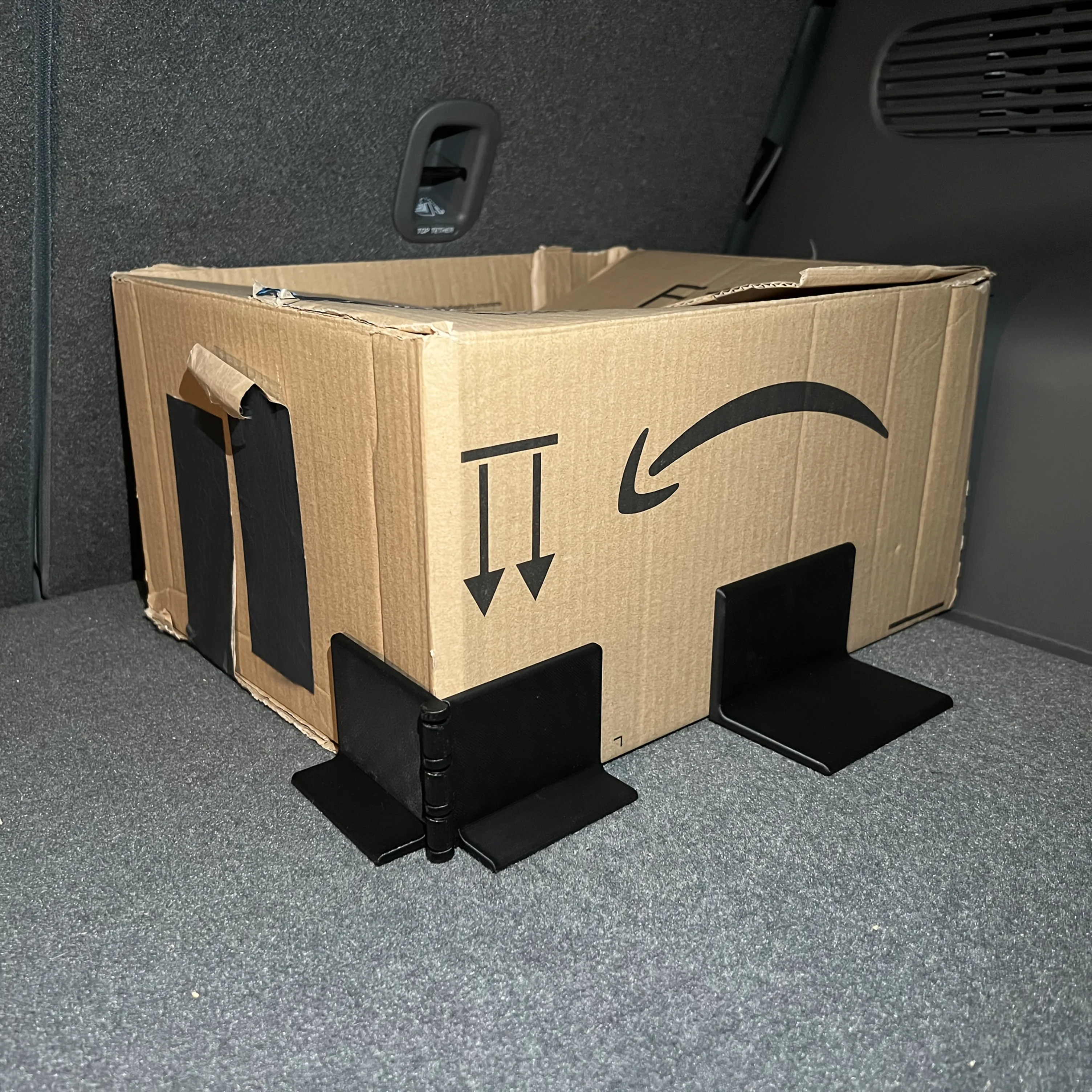 2pcs Car Trunk Boxes Fixer Car Trunk Boxes Anti-slip Stopper Car Trunk Adjustable Storage Rack Car Trunk Fixed Frame