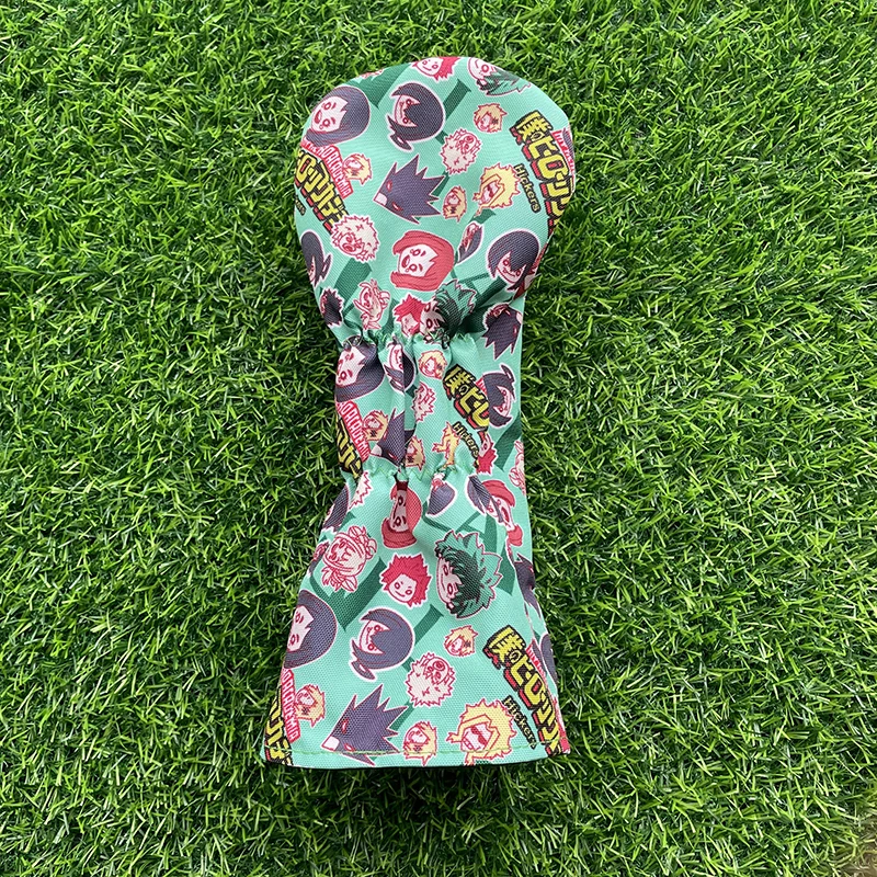 Cartoon animation Golf Club #1 #3 #5 Wood Headcovers Driver Fairway Woods Cover canvas High quality Putter Head Covers