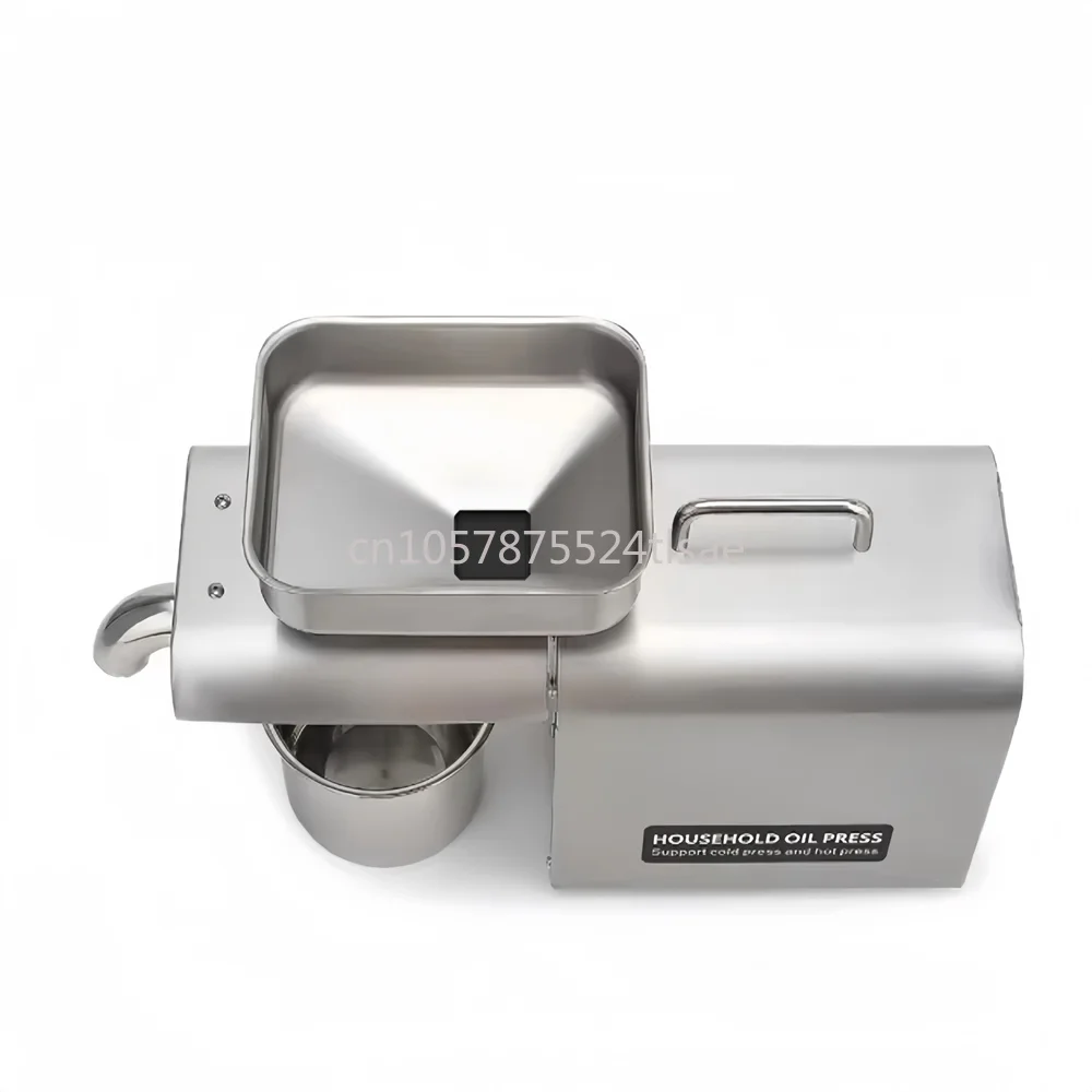 Stainless Steel Household Oil Press Fully Automatic Small Commercial Technology Cold Pressing Hot Frying Press