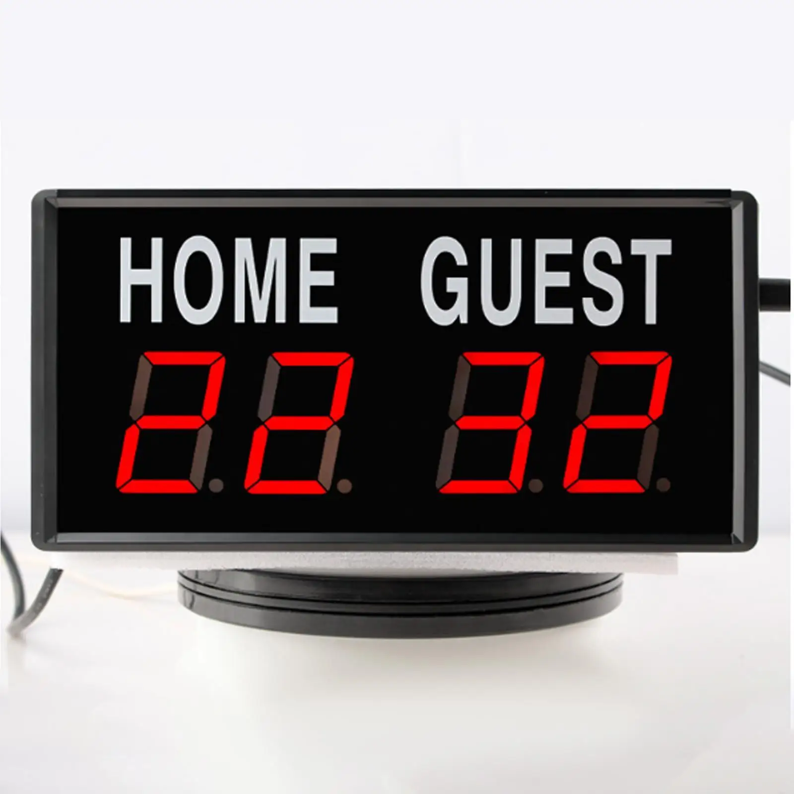 4 Digit LED Display Scoreboard Score Keeper for Basketball Sports Volleyball