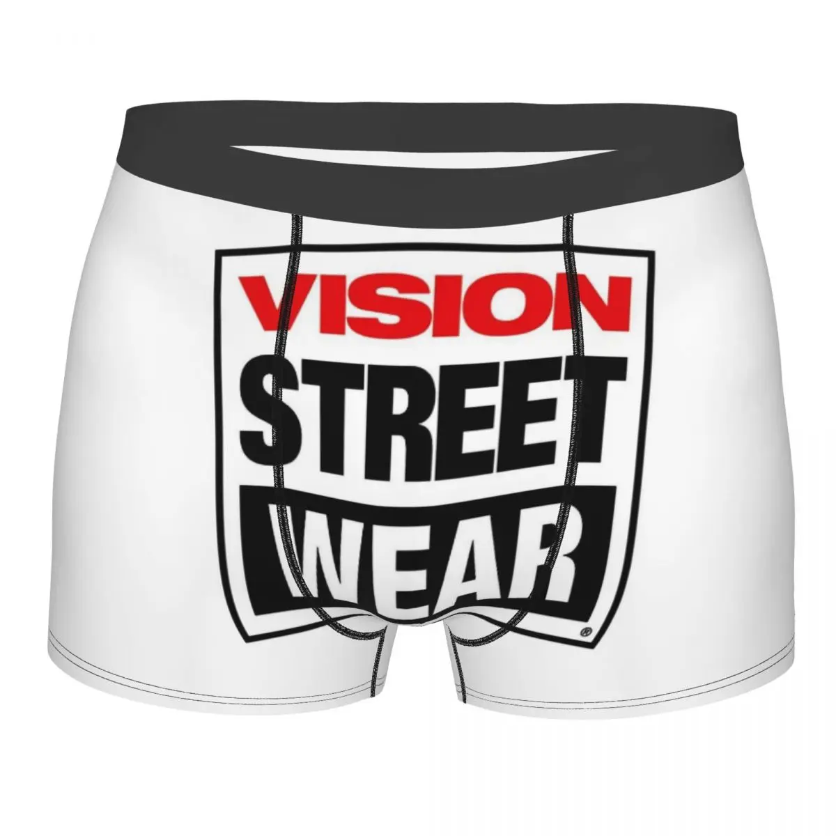 Custom Cool Vision Street Wear Underwear Men Print Boxer Briefs Shorts Panties Breathable Underpants