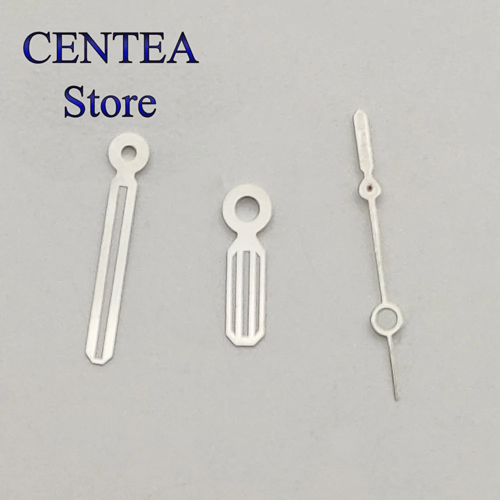 RICHUS prata relógio mãos, mão luminosa apto para NH35, NH36, ETA 2824, 2836, PT5000, Miyota 8215, 821A, DG2813, 3804 movimento